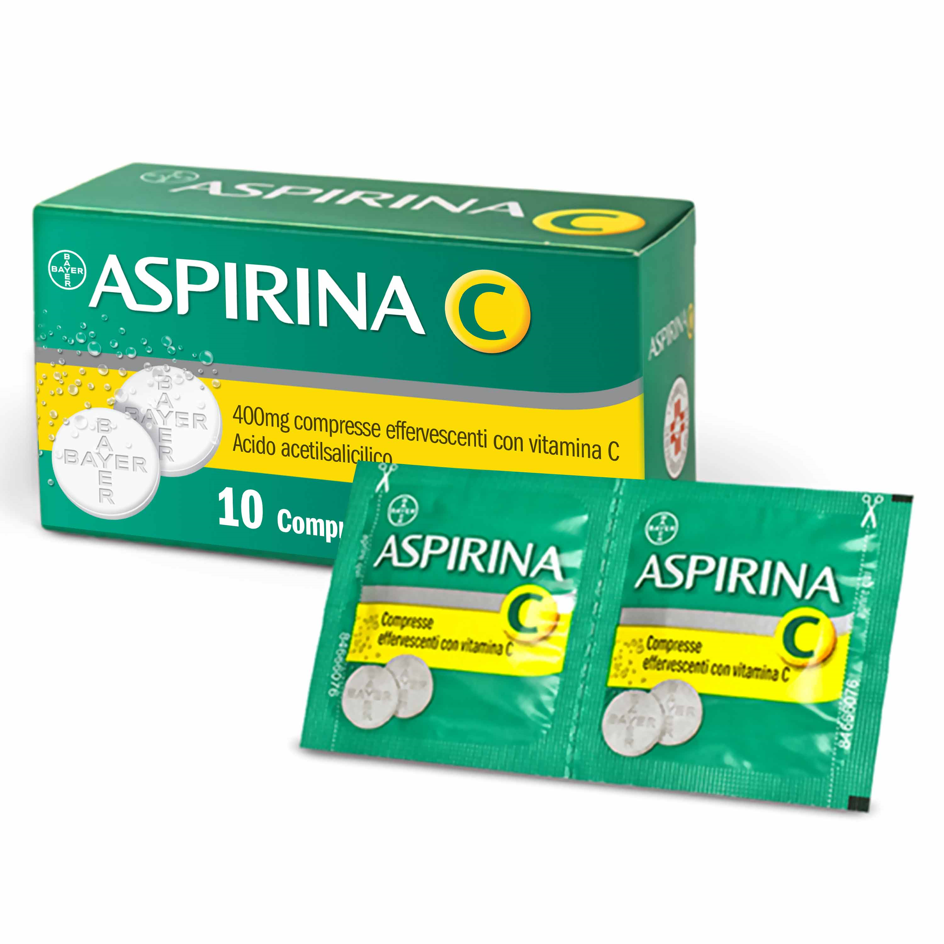 ASPIRINA C*10CPR EFF 400+240MG - Farmapre