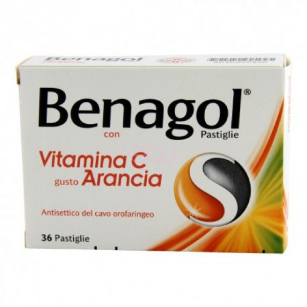 BENAGOL VIT C*36PAST ARANCIA - Farmapre