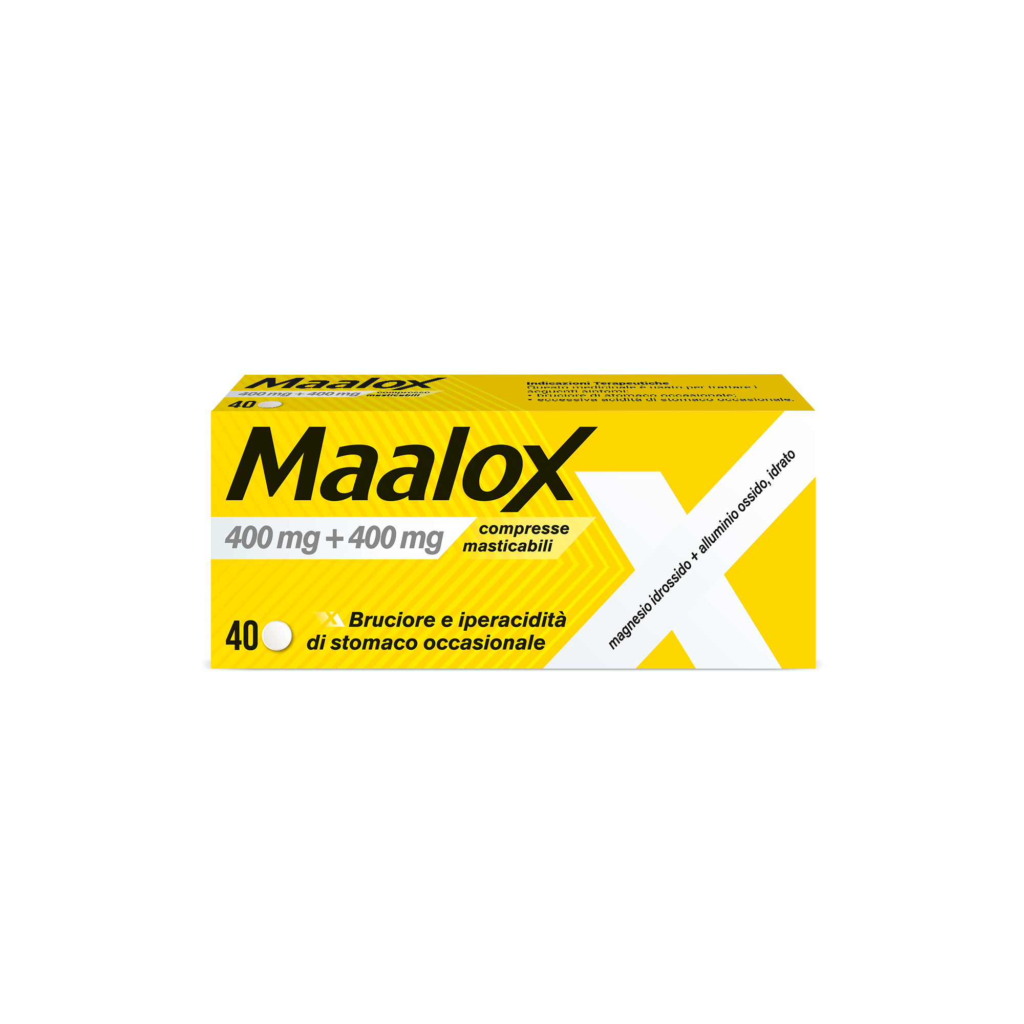 MAALOX*40CPR MAST 400MG+400MG - Farmapre