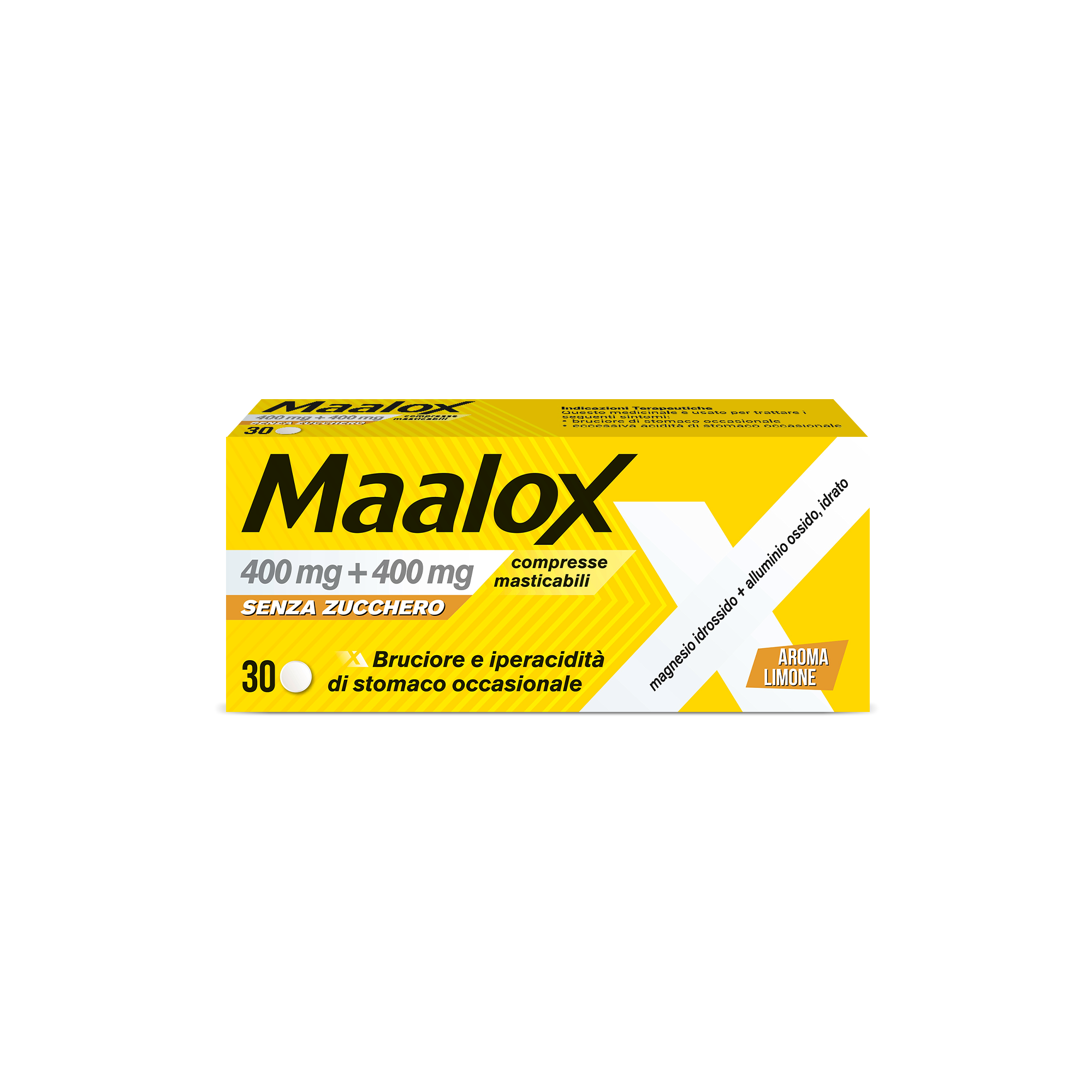 MAALOX*S/Z 30CPR LIMO400+400MG - Farmapre