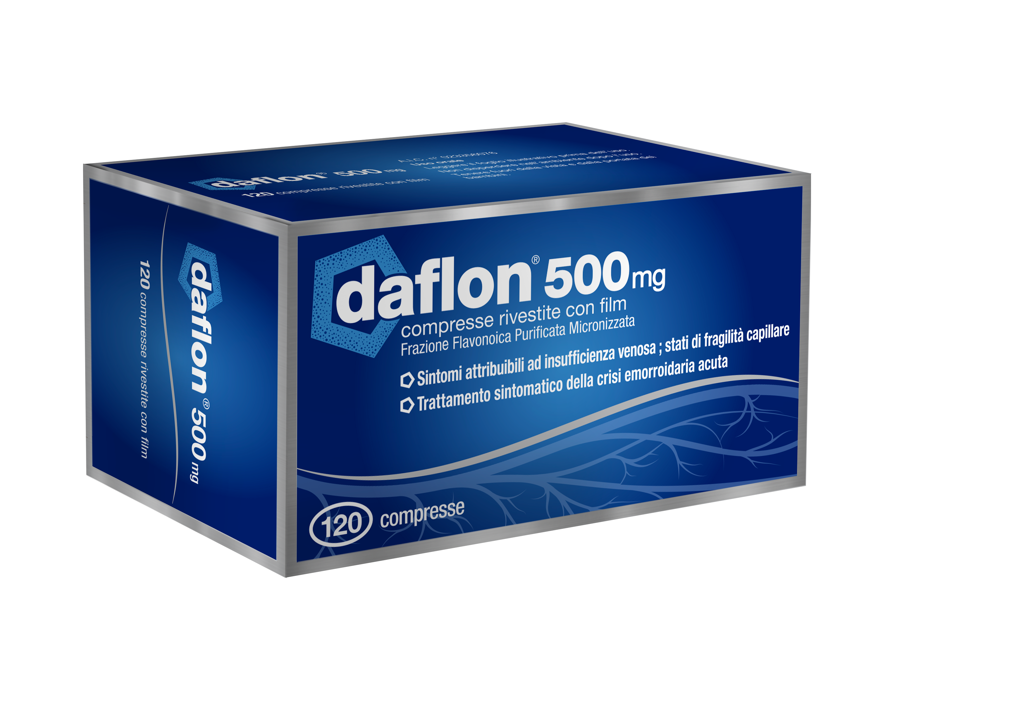 DAFLON*120CPR RIV 500MG - Farmapre