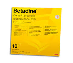 BETADINE*10GARZE IMPREGN 10x10 - Farmapre