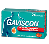GAVISCON*24CPR FRAG250+133,5MG - Farmapre