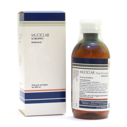 MUCICLAR*SCIR 200ML 15MG/5ML - Farmapre