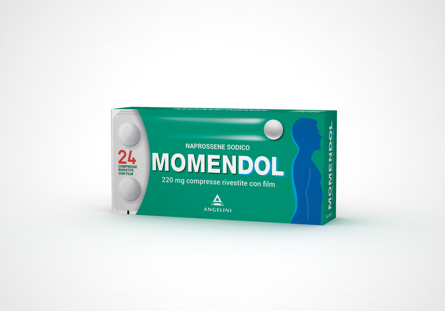 MOMENDOL*24CPR RIV 220MG - Farmapre