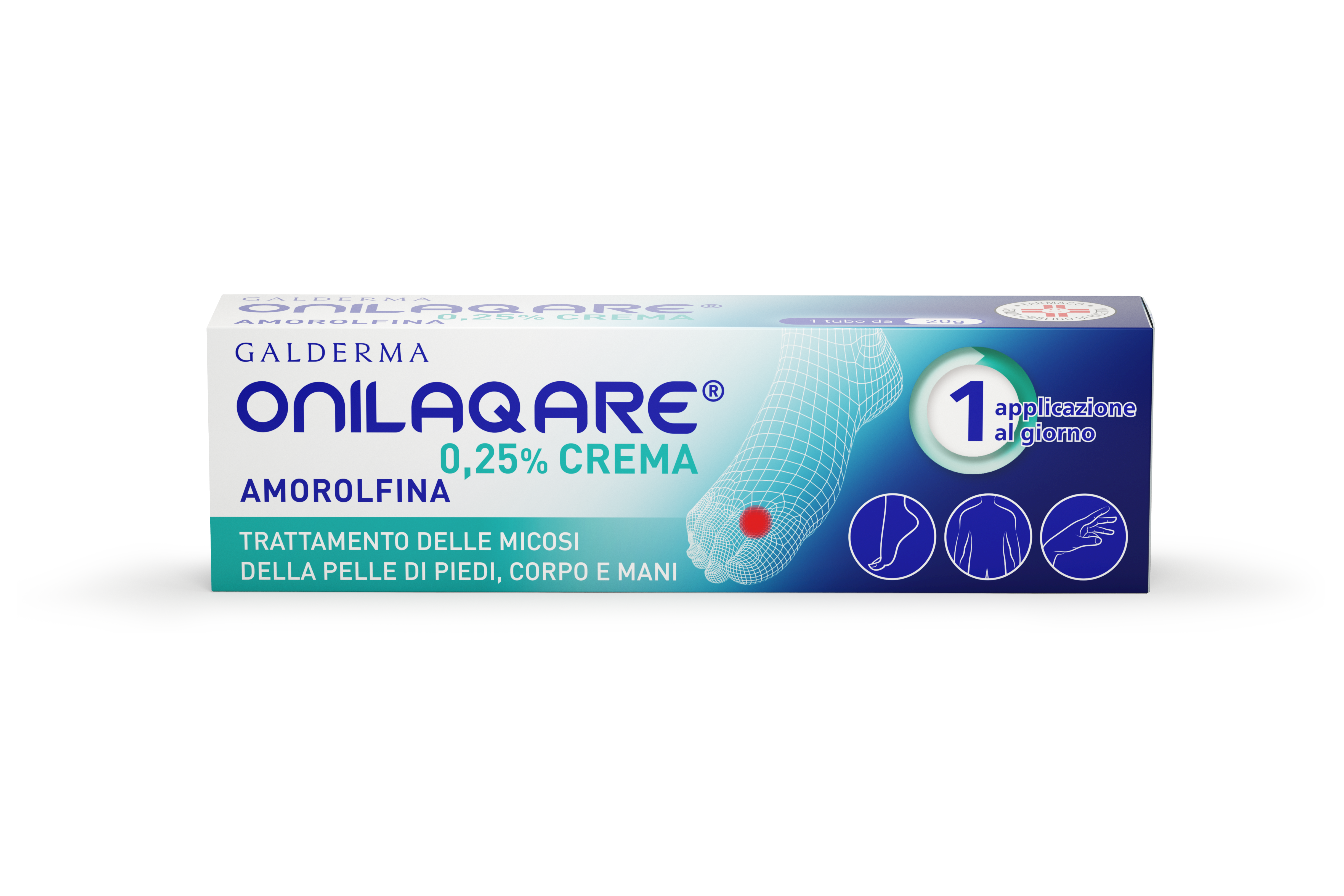 ONILAQARE*DERM CREMA 20G 0,25% - Farmapre