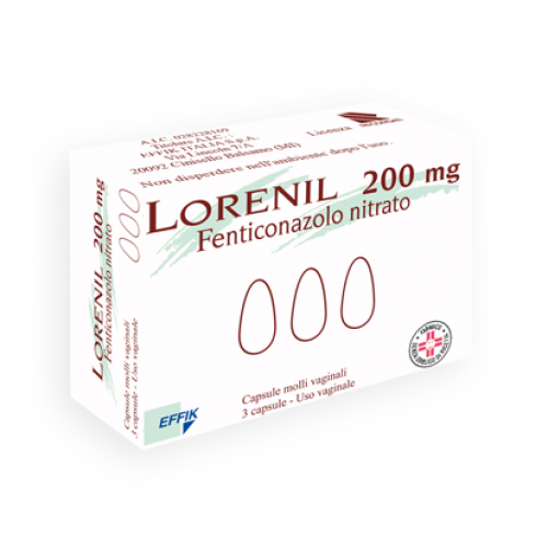 LORENIL*3CPS MOLLI VAG 200MG - Farmapre