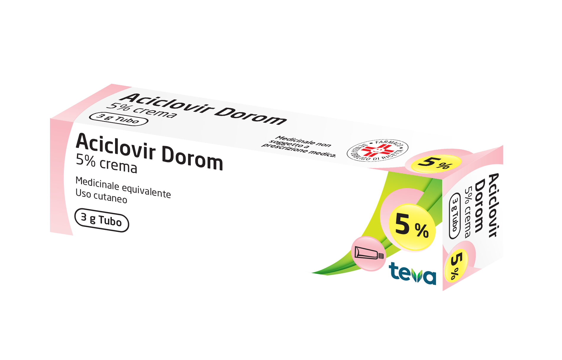 ACICLOVIR DOROM*CREMA 3G 5% - Farmapre