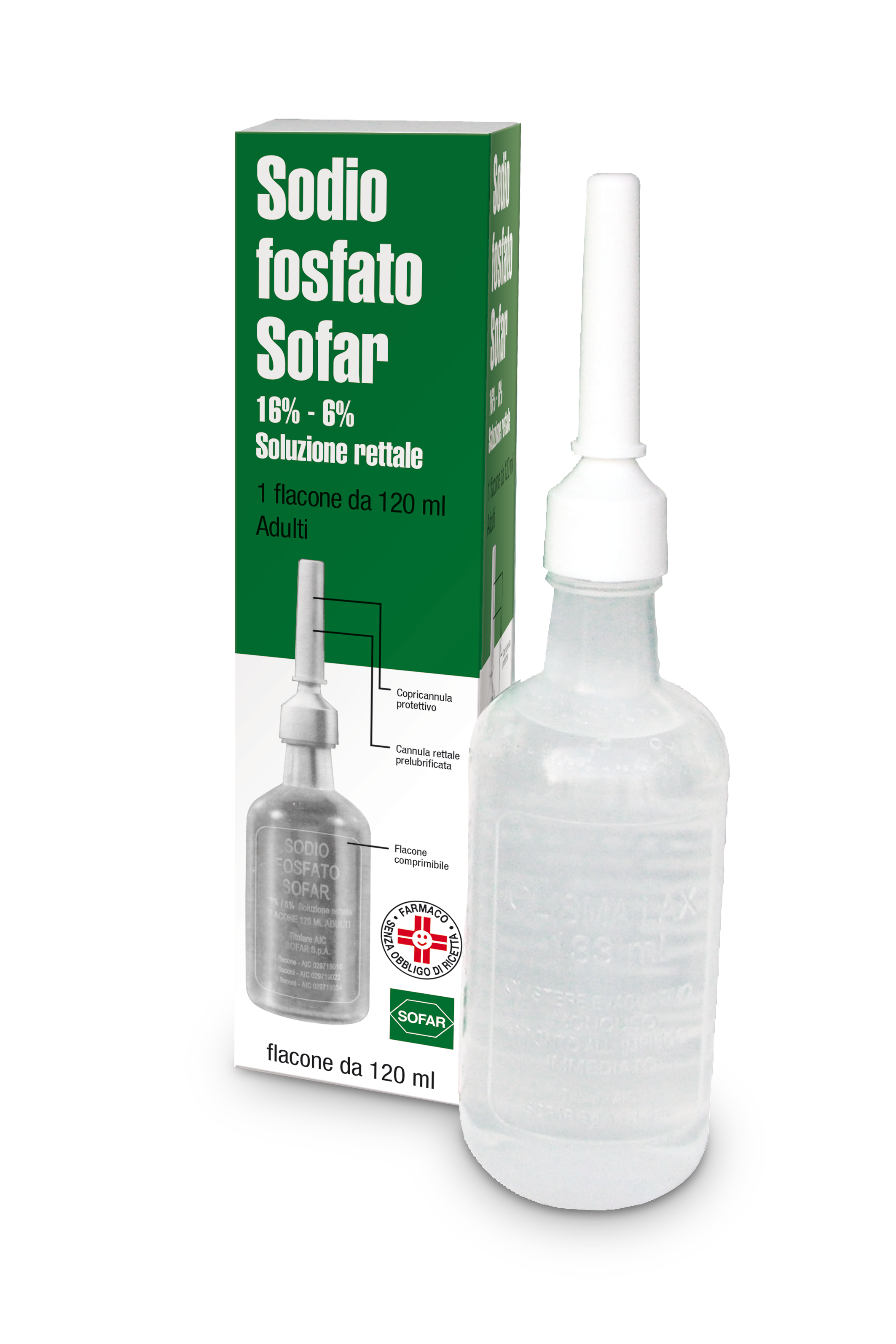 SODIO FOSFATO ALFA*RETT 120ML - Farmapre
