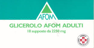 GLICEROLO AFOM*AD 18SUPP2250MG - Farmapre