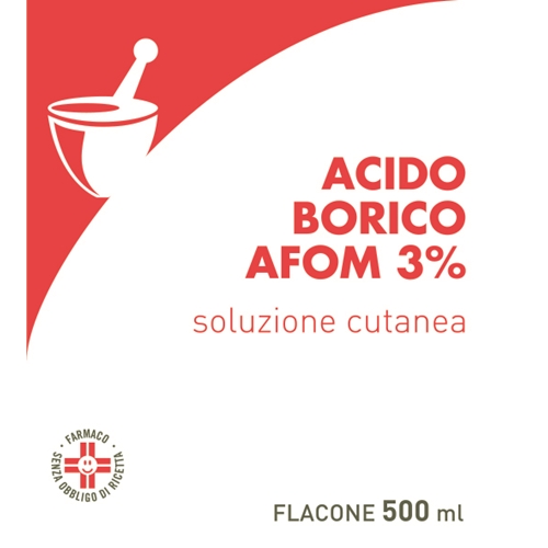 ACIDO BORICO AFOM*3% 500ML - Farmapre