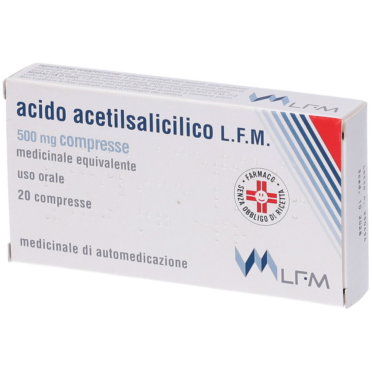 ACIDO ACETILSALIC LFM*20CPR500 - Farmapre