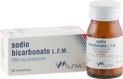 SODIO BICARB*50CPR 500MG FL - Farmapre