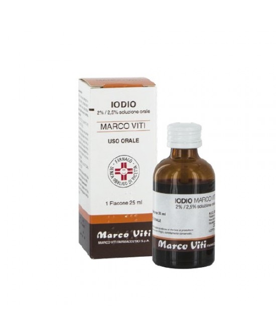 IODIO OS SOLUZ MV*25ML 2%+2,5% - Farmapre