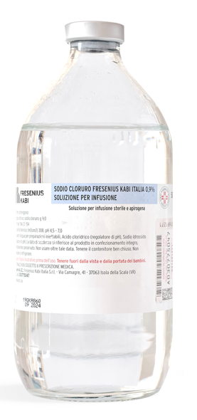 SODIO CLORURO FKI*0,9% 500ML - Farmapre