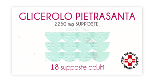 GLICEROLO*AD 18SUPP 2250MG - Farmapre