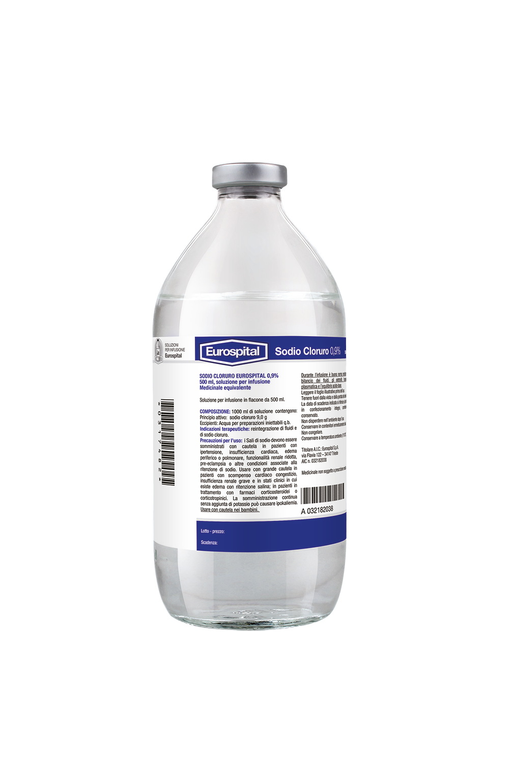 SODIO CLORURO EUROS*0,9% 250ML - Farmapre