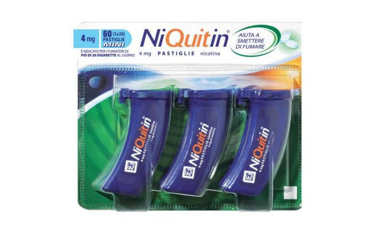 NIQUITIN*60PASTL 4MG MENTA FL - Farmapre
