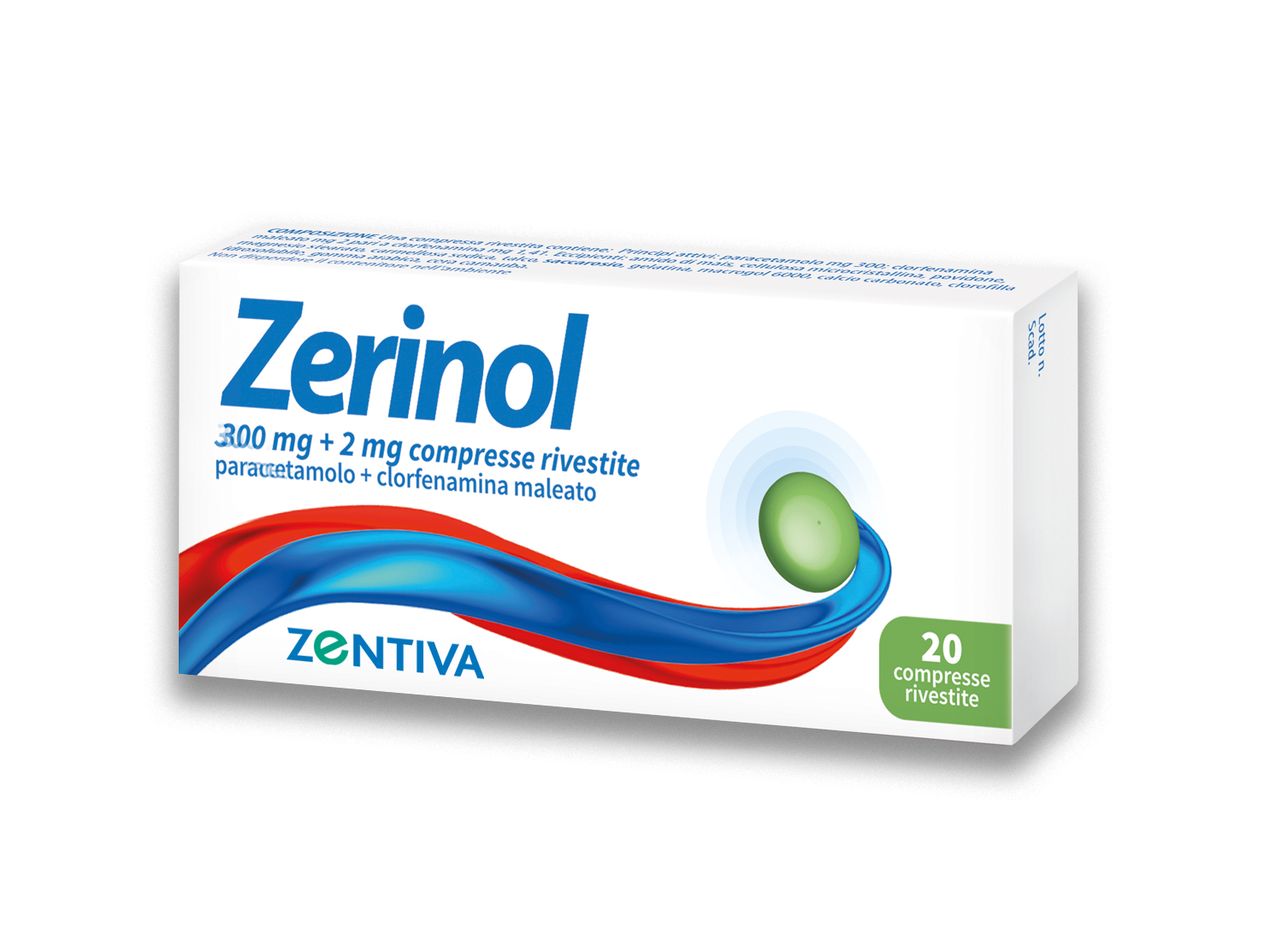 ZERINOL*20CPR RIV 300MG+2MG - Farmapre