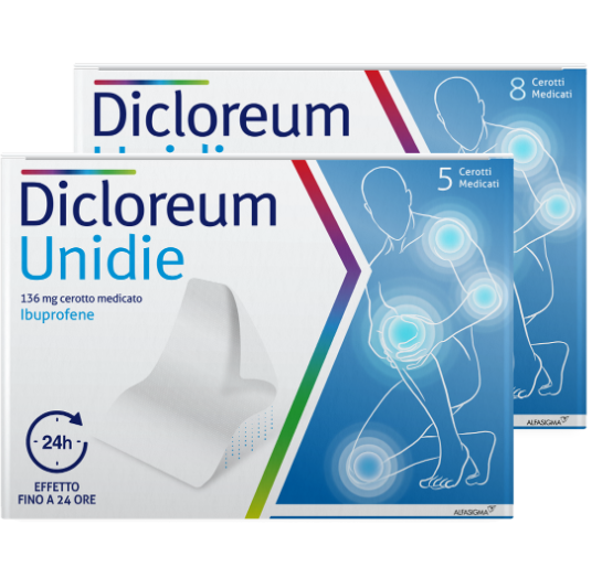 DICLOREUM UNIDIE*8CER 136MG24H - Farmapre