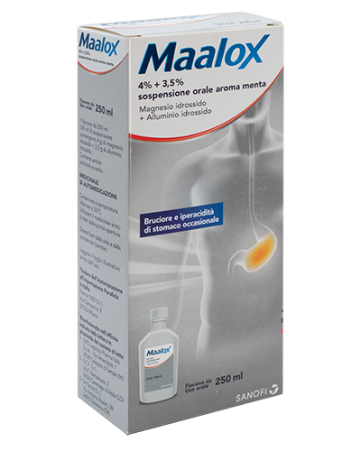 MAALOX*OS SOSP 250ML 4%+3,5% - Farmapre