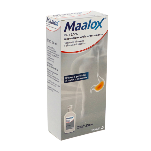 MAALOX*OS SOSP 250ML 4%+3,5% - Farmapre