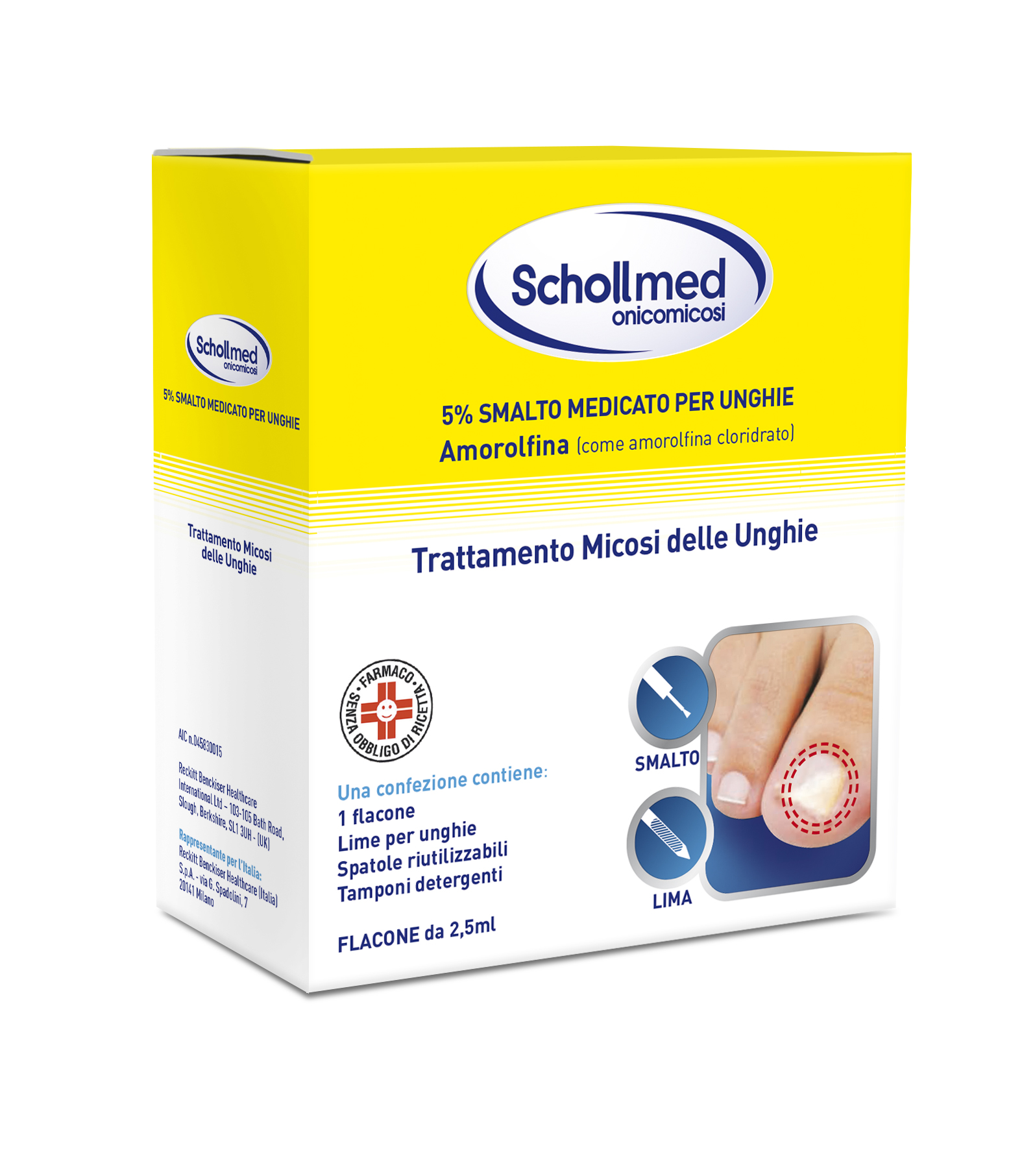 SCHOLLMED ONICOMICOSI*2,5ML 5% - Farmapre