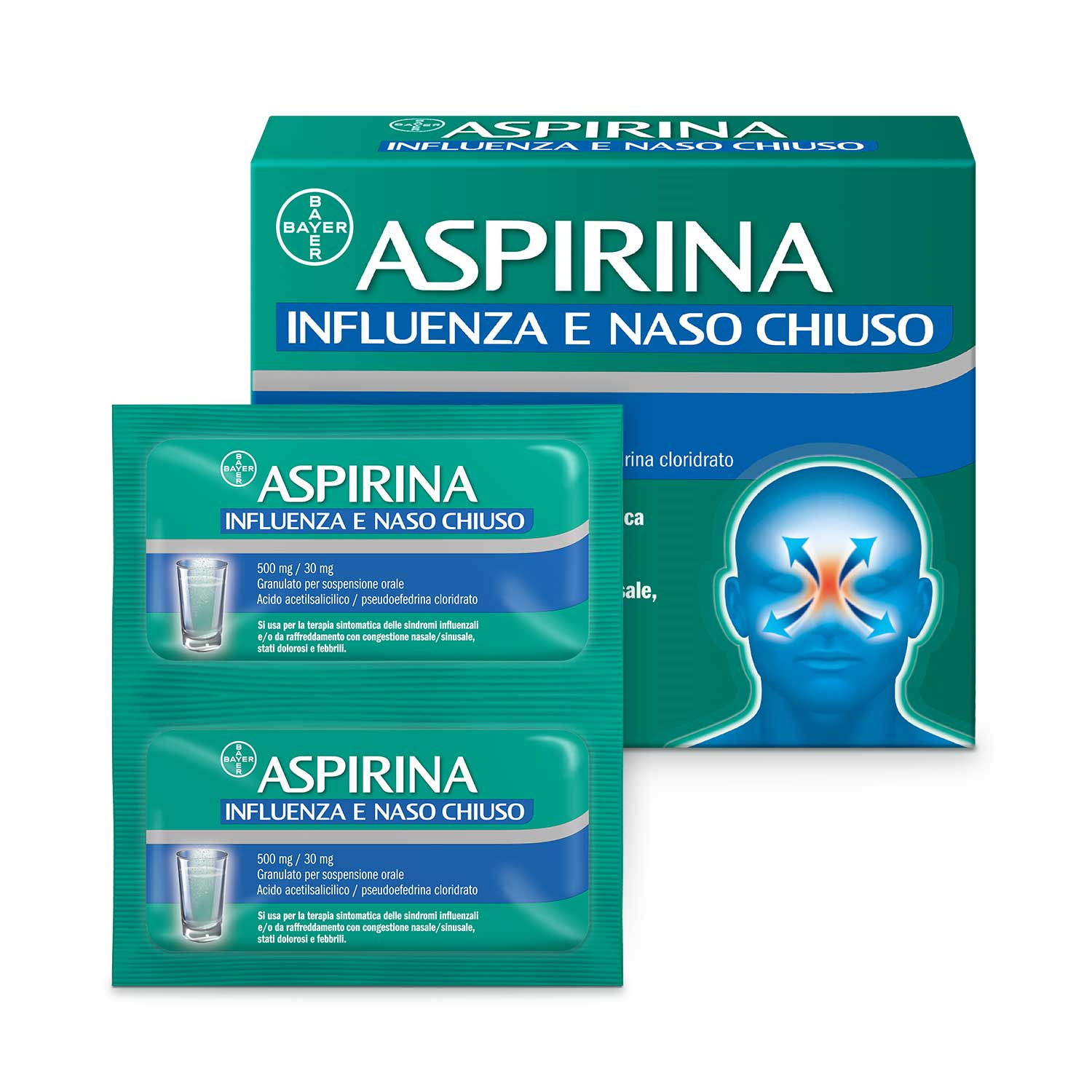 ASPIRINA INFLUENZA E NASO C*10 - Farmapre
