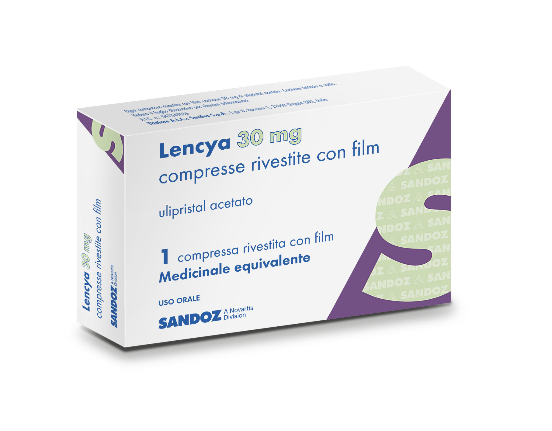 LENCYA*1CPR RIV 30MG - Farmapre