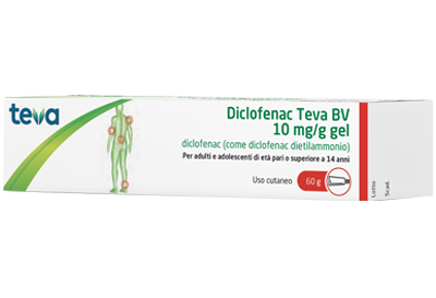 DICLOFENAC TEVA*GEL 60G 10MG/G - Farmapre