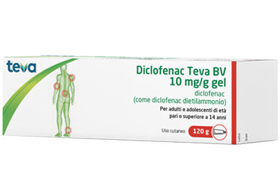 DICLOFENAC TEVA*GEL120G 10MG/G - Farmapre