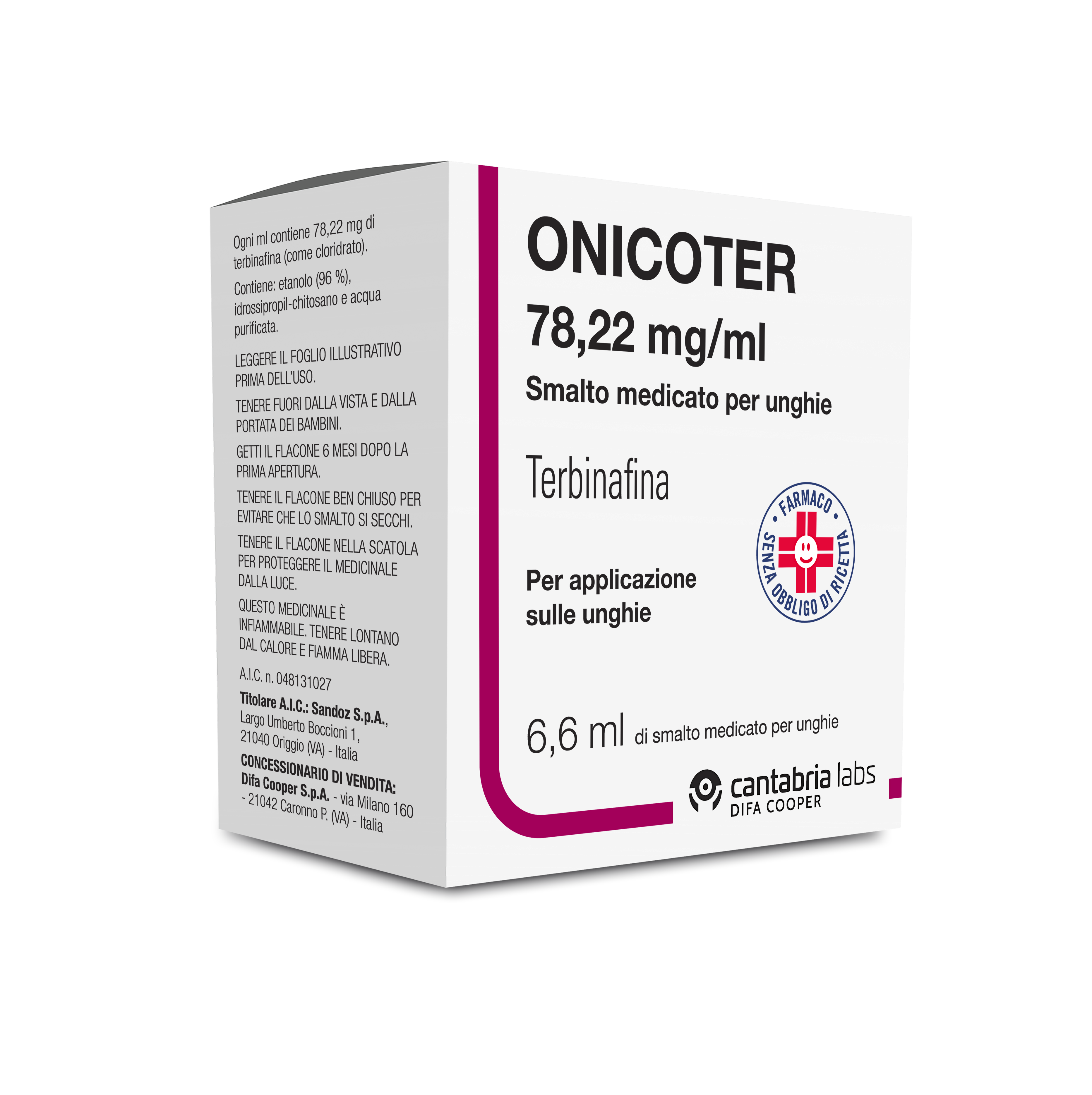 ONICOTER*SMALTO MED 1FL 6,6ML - Farmapre