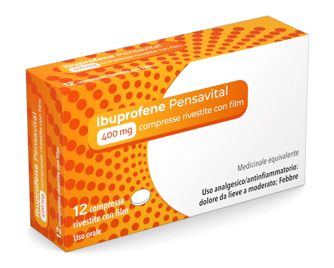 IBUPROFENE PENSA*12CPR 400MG - Farmapre