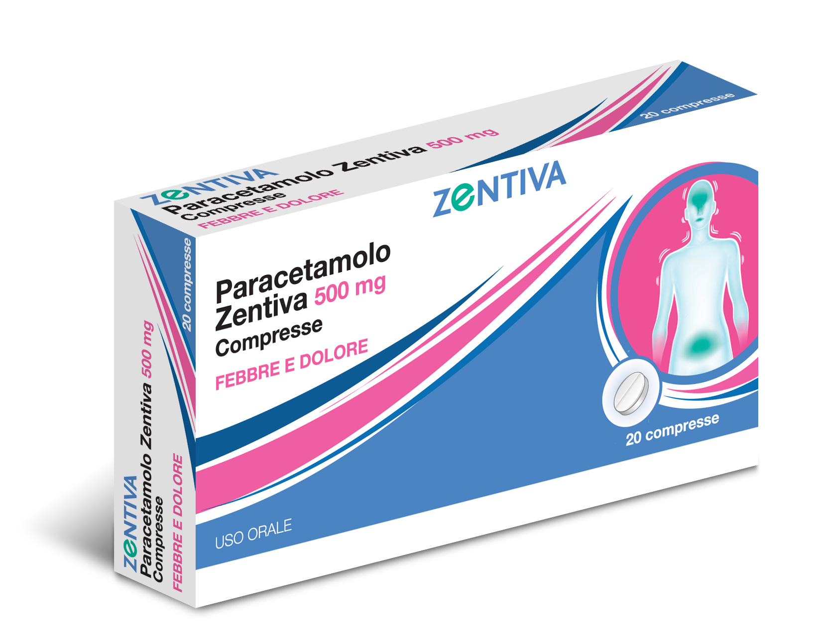 PARACETAMOLO ZEN*20CPR 500MG - Farmapre