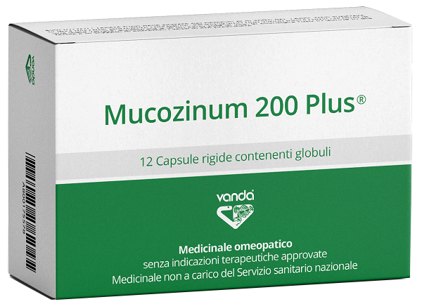 VANDA MUCOZINUM 200 PLUS 12 CAPSULE - Farmapre