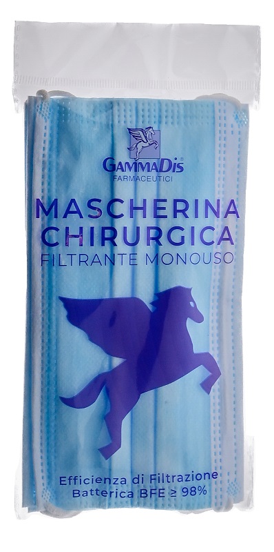 MASCHERINA CHIRURGICA 3 PEZZI GAMMADIS - Farmapre