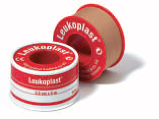 CEROTTO CHIRURGICO PER FISSAGGIO MEDICAZIONI IN ROCCHETTO LEUKOPLAST SUPPORTO VISCOSA COLOR PELLE MASSA ADESIVA CAUCCIU' OSSIDO DI ZINCO 2,5X500CM - Farmapre