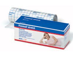 FASCIA AUTOADESIVA IPOALLERGENICA FISSAGGIO CATETERI FIXOMULL STRETCH. SUPPORTO IN POLIESTERE NON TESSUTO BIANCO, MASSA IN POLICARBONATO SENZA RESINE E GOMME NATURALI. 15X200CM - Farmapre