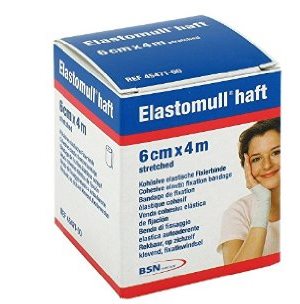 BENDA ELASTICA AUTOADESIVA ELASTOMULL HAFT COMPRESSIONE FORTE 6X400 CM - Farmapre