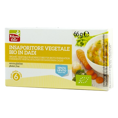 FSC BRODO VEGETALE SENZA LIEVITO 6 DADI BIO 66 G - Farmapre
