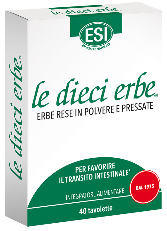 ESI LE DIECI ERBE 40 TAVOLETTE - Farmapre