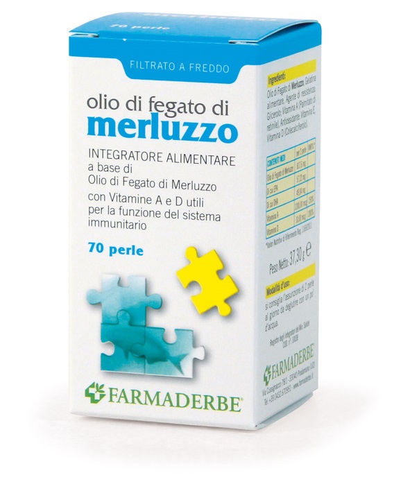 OLIO DI FEGATO DI MERLUZZO 200 PERLE - Farmapre
