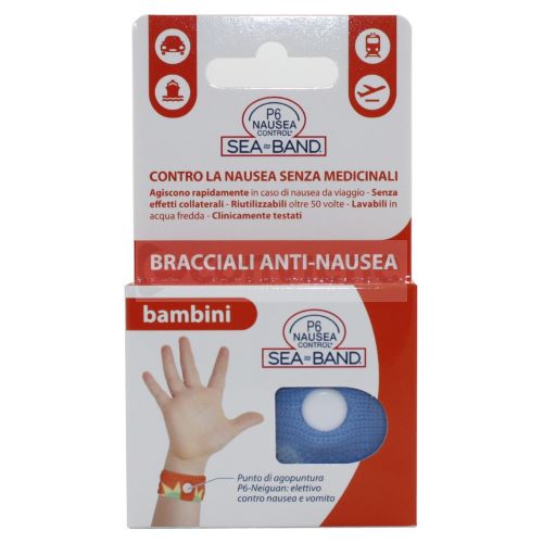 BRACCIALE ANTI NAUSEA PER BAMBINI P6 NAUSEA CONTROL 2 PEZZI - Farmapre
