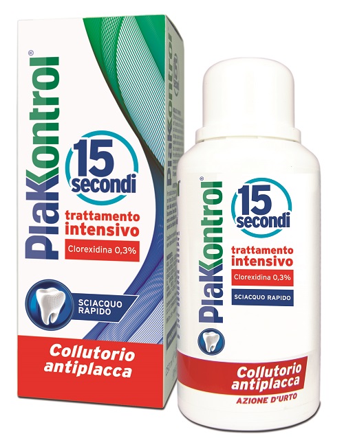 PLAKKONTROL 15 SECONDI COLLUTORIO 250 ML - Farmapre