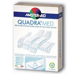 CEROTTO MASTER-AID QUADRA DERMOATTIVO FORMATI ASSORTITI 40 PEZZI - Farmapre