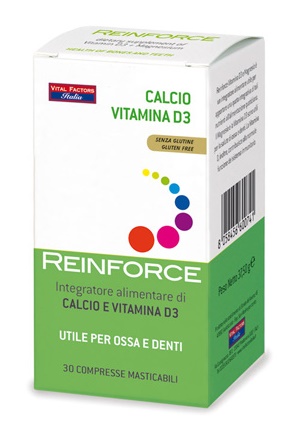 REINFORCE CALCIO + VITAMINA D3 30 COMPRESSE MASTICABILI - Farmapre