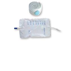 SACCA RACCOGLI URINA DA GAMBA PER INCONTINENZA IN PVC 750 ML TUBO RACCORDO DIRITTO 30 CM+RUBINETTO SCARICO+VALVOLA ANTIREFLUSSO+2 FASCE A BOTTONI 10 PEZZI - Farmapre