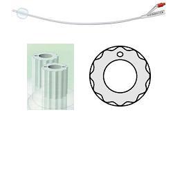 CATETERE VESCICALE IN SILICONE PROFILCATH PLUS SCANALATO 2 VIE CH24 LUNGHEZZA 31 CM PUNTA CILINDRICA 2 FORI CONTRAPPOSTI PALLONCINO 5 ML 1 PEZZO - Farmapre