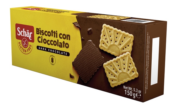 SCHAR BISCOTTO CON CIOCCOLATO DARK CHOCOLATE 150 G - Farmapre