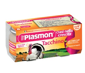 PLASMON OMOGENEIZZATO TACCHINO 80 G X 2 PEZZI - Farmapre